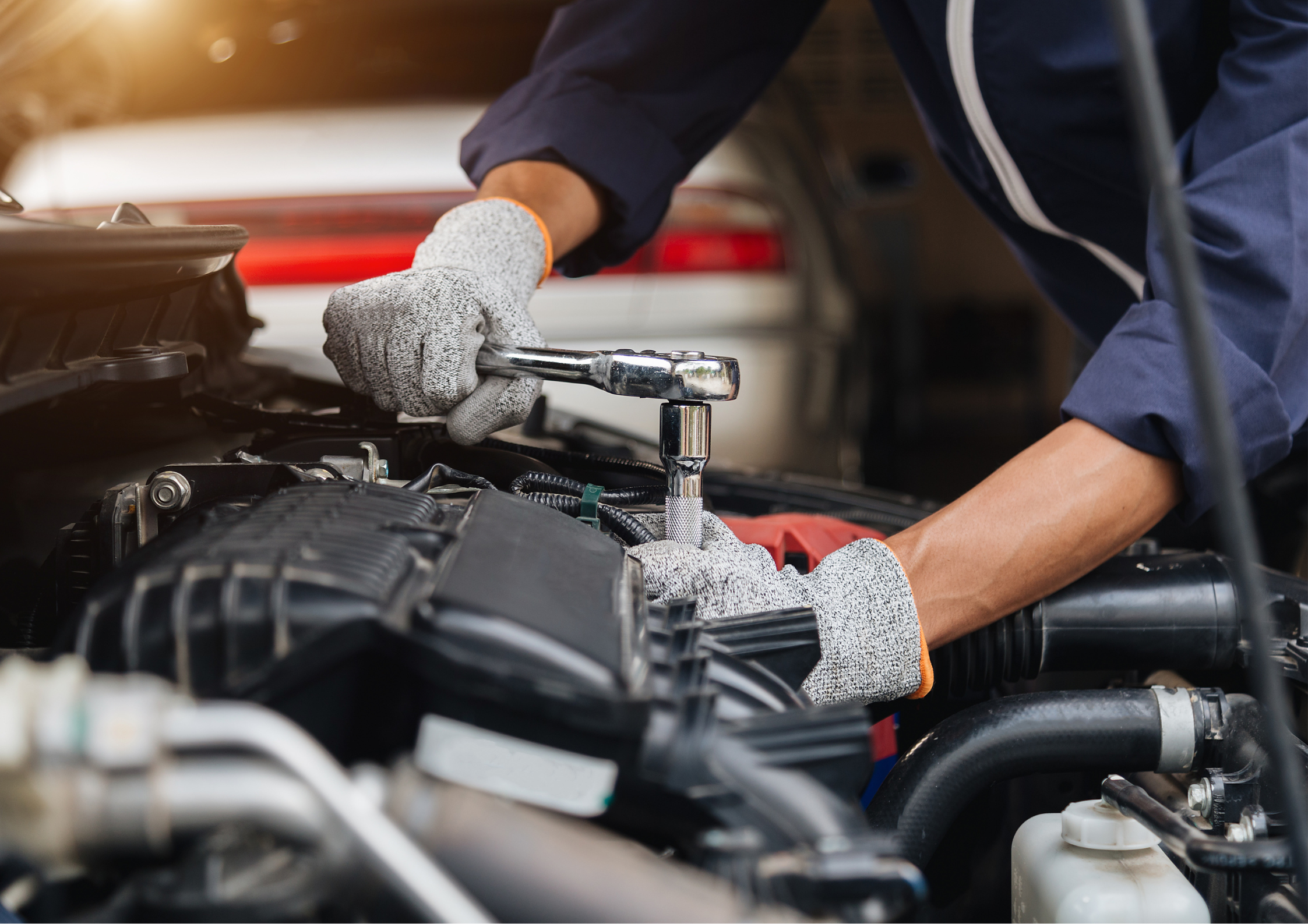 Auto Reparatur Steuergerät