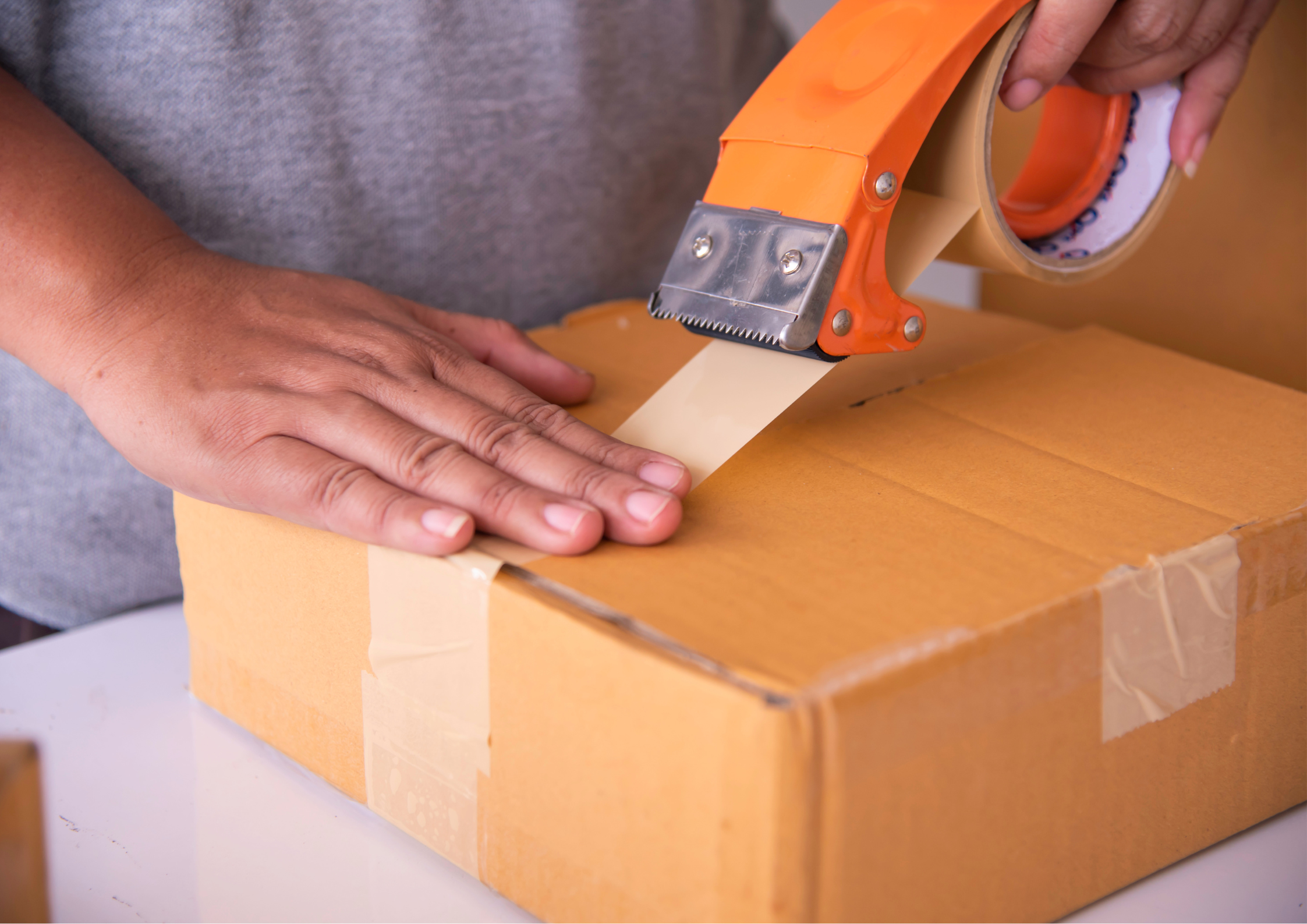 Steuergerät verpacken